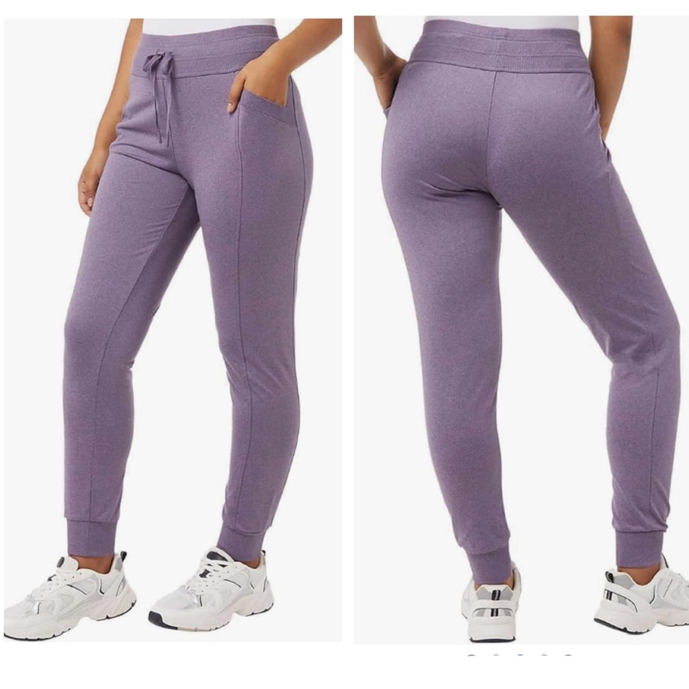 32 DEGREES Heat LAVENDER joggers Side Pockets athletic Pants Heathered purple